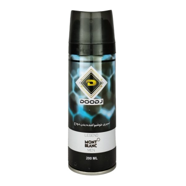 اسپری بدن مردانه دودج مدل Mont Black حجم 200 میلی لیتر