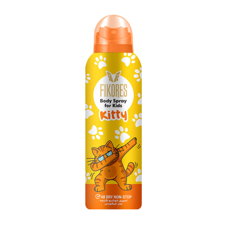 اسپری بدن کودک فیکورس مدل Kitty حجم 120 میلی لیتر