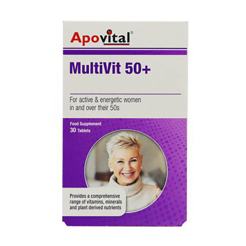 قرص مولتی ویت 50 سال به بالا آپوویتال بسته 30 عددی