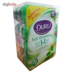 صابون دورو مدل Green Tea Beauty Cream وزن 90 گرم بسته 4 عددی