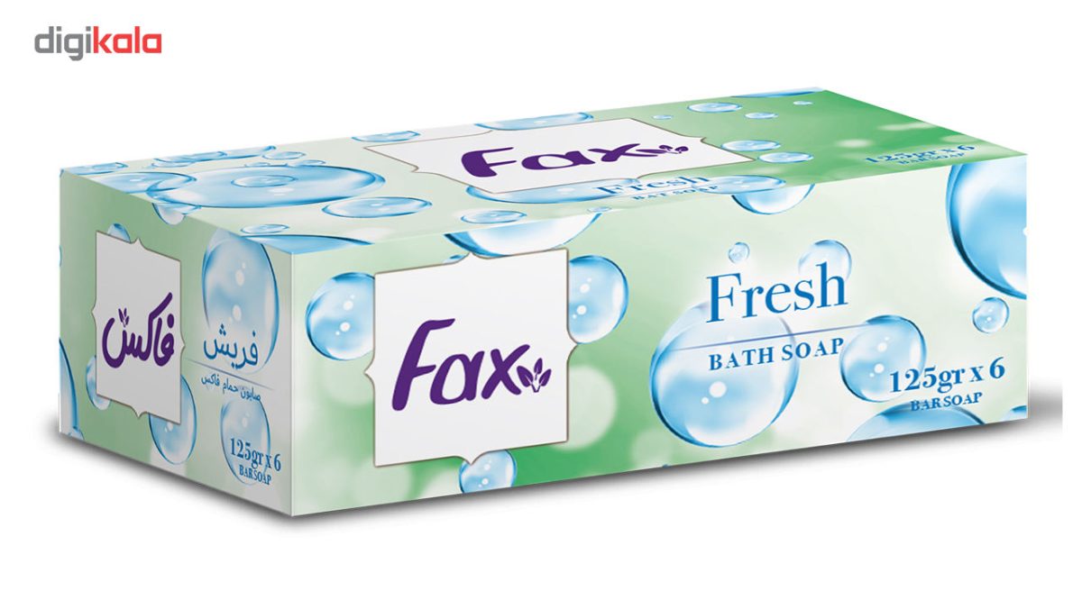 صابون فاکس مدل Fresh بسته 6 عددی