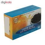 صابون ضد جوش و ضد لک والنسی مدل Caviar وزن 120 گرم مجموعه 4 عددی