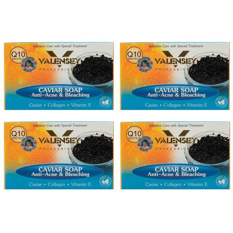 صابون ضد جوش و ضد لک والنسی مدل Caviar وزن 120 گرم مجموعه 4 عددی_632777019922d.jpeg صابون ضد جوش و ضد لک والنسی مدل Caviar وزن 120 گرم مجموعه 4 عددی