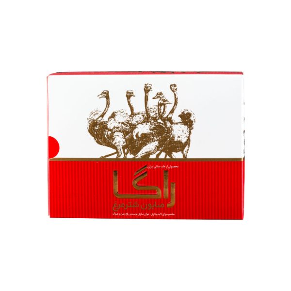 صابون لایه بردار راگا مدل شتر مرغ کد 02 وزن 90 گرم