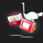 صابون لایه بردار راگا مدل شتر مرغ کد 02 وزن 90 گرم
