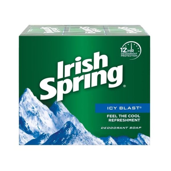 صابون آیریش اسپرینگ مدل icy blast وزن 106 گرم بسته 3 عددی