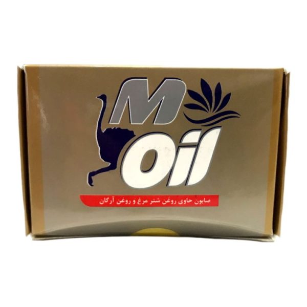 صابون آرایشی ام اُیل مدل روغن شترمرغ و آرگان وزن 75 گرم