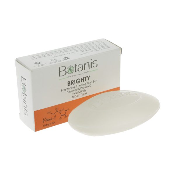 صابون لایه بردار و روشن کننده بوتانیس مدل Brighty وزن 100 گرم