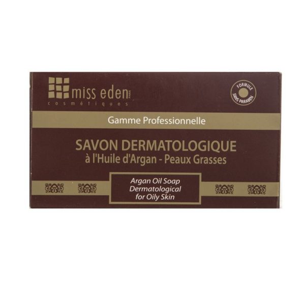 صابون پوست چرب میس ادن مدل Argan Oil Dermatological وزن 100 گرم