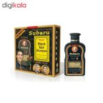 شامپو رنگ مو و رفع سفیدی مو سوبارو subaru مدل Fast
