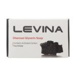 صابون گلیسیرینه لوینا مدل Charcoal وزن 120 گرم