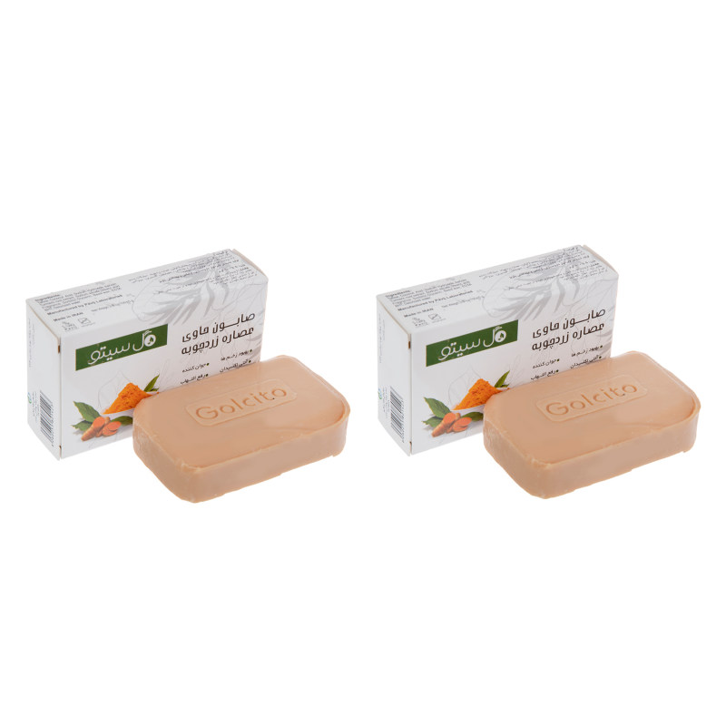 صابون گل سیتو مدل زردچوبه وزن 100 گرم مجموعه 2 عددی_63275b7ae8200.jpeg صابون گل سیتو مدل زردچوبه وزن 100 گرم مجموعه 2 عددی