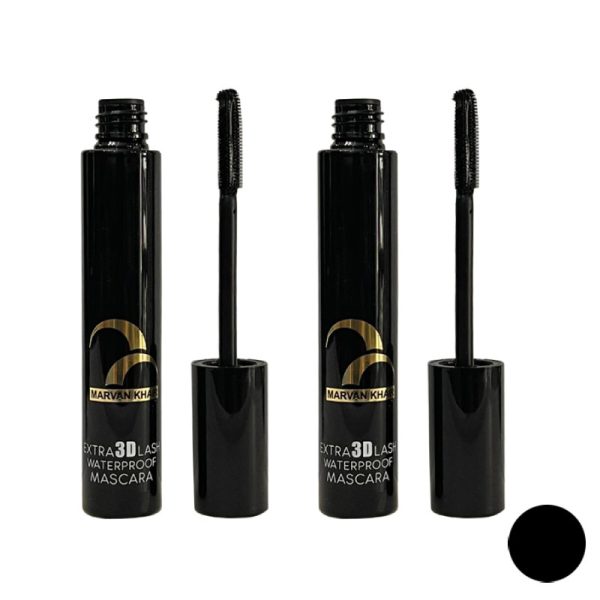 ریمل مروان خیر مدل extra 3d lash مجموعه 2 عددی