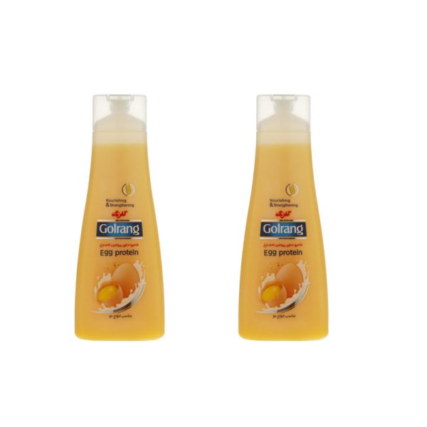 شامپو مو گلرنگ مدل Egg protein وزن 400 گرم بسته 2 عددی