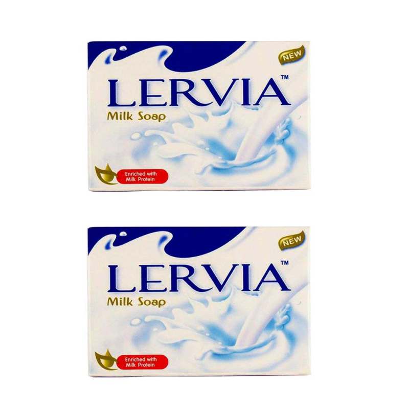 صابون سفید کننده و روشن کننده لرویا مدل شیری وزن 90 گرم بسته 2 عددی_632779d1ae7fe.jpeg صابون سفید کننده و روشن کننده لرویا مدل شیری وزن 90 گرم بسته 2 عددی