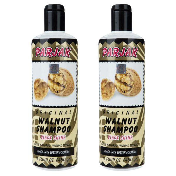 شامپو مو پرژک مدل Walnut وزن 450 گرم بسته 2 عددی