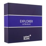 ست ادوپرفیوم مردانه مون بلان مدل Explorer Ultra Blue به همراه عطر جیبی و شامپو بدن