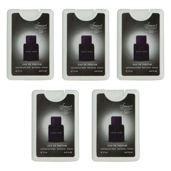 عطر جیبی مردانه اسمارت کالکشن مدل Encre Noire حجم 20 میلی لیتر مجموعه 5 عددی