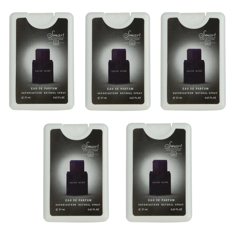 عطر جیبی مردانه اسمارت کالکشن مدل Encre Noire حجم 20 میلی لیتر مجموعه 5 عددی