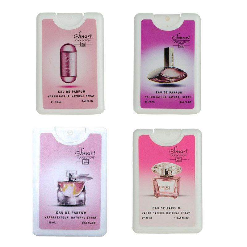 عطر جیبی زنانه اسمارت کالکشن مدل SMT816 حجم 20 میلی لیتر مجموعه 4 عددی_6349f519a03b0.jpeg عطر جیبی زنانه اسمارت کالکشن مدل SMT816 حجم 20 میلی لیتر مجموعه 4 عددی