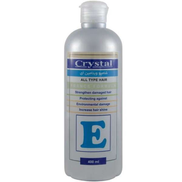 شامپو مو کریستال مدل Vitamin E حجم 400 میلی لیتر