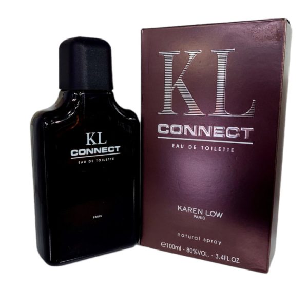 ادو تویلت مردانه کارن لو مدل KL connect حجم 100 میلی لیتر