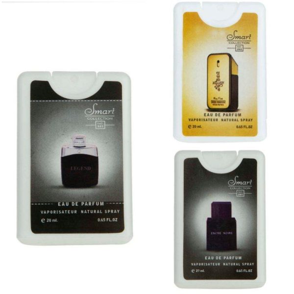 عطر جیبی مردانه اسمارت کالکشن مدل لجند وان ملیون لالیک کد 77 حجم  20 میلی لیتر بسته 3 عددی