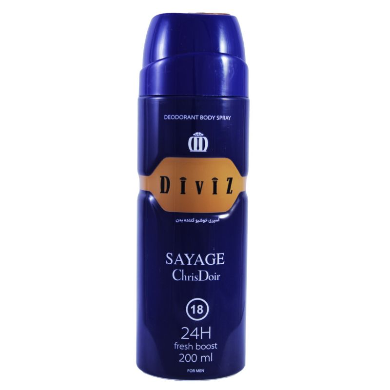 اسپری مردانه دیوایز مدل ساواج بارایحه Chris Doir حجم 200 میلی لیتر