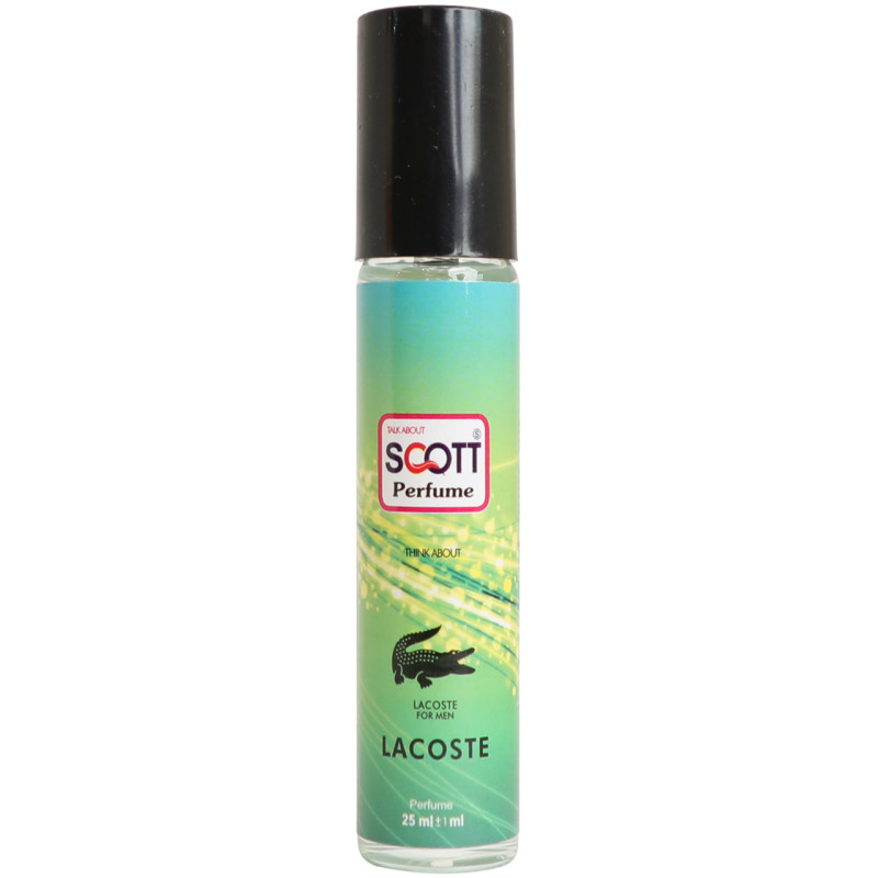 عطر جیبی مردانه اسکاتس مدل Lacoste M حجم 25 میلی لیتر