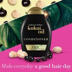 نرم کننده مو او جی ایکس مدل Hydrate & Defrizz + Kukui Oil حجم 385 میلی لیتر