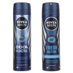اسپری بدن مردانه نیوآ مدل Fresh Active  Cool Kick حجم 150 میلی لیتر  بسته 2 عددی