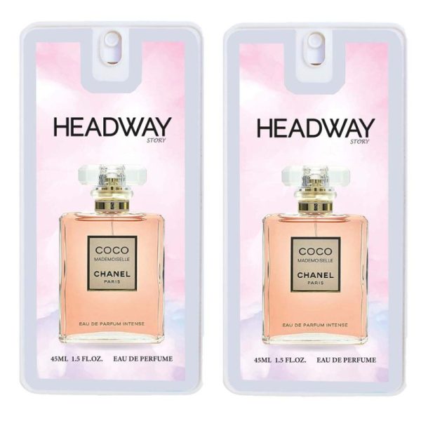 عطر جیبی زنانه هدوی مدل کوکو شنل حجم 45 میلی لیتر مجموعه 2 عددی