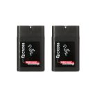 عطر جیبی مردانه کراس مدل Black Flamingo حجم 45 میلی لیتر مجموعه 2 عددی