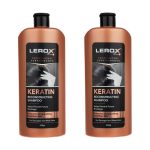 شامپو مو لروکس مدل کراتین وزن 550 گرم مجموعه 2 عددی