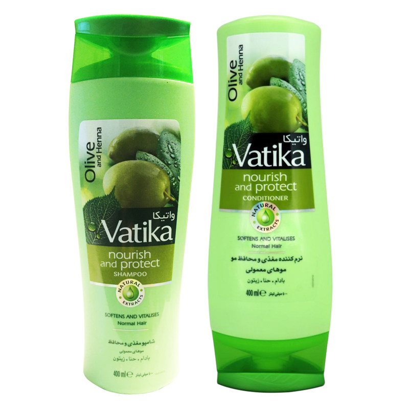 شامپو نرم کننده مو واتیکا مدل Olive and Henna حجم 400 میلی لیتر به همراه شامپو مغذی واتیکا مدل Olive حجم 200 میلی لیتر_6350b13681652.jpeg شامپو نرم کننده مو واتیکا مدل Olive and Henna حجم 400 میلی لیتر به همراه شامپو مغذی واتیکا مدل Olive حجم 200 میلی لیتر
