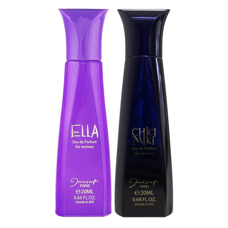 عطر جیبی زنانه ژک ساف مدل Ella حجم 20 میلی لیتر به همراه عطر جیبی زنانه مدل Chici Miki حجم 20 میلی لیتر_6349ee0f325be.jpeg عطر جیبی زنانه ژک ساف مدل Ella حجم 20 میلی لیتر به همراه عطر جیبی زنانه مدل Chici Miki حجم 20 میلی لیتر