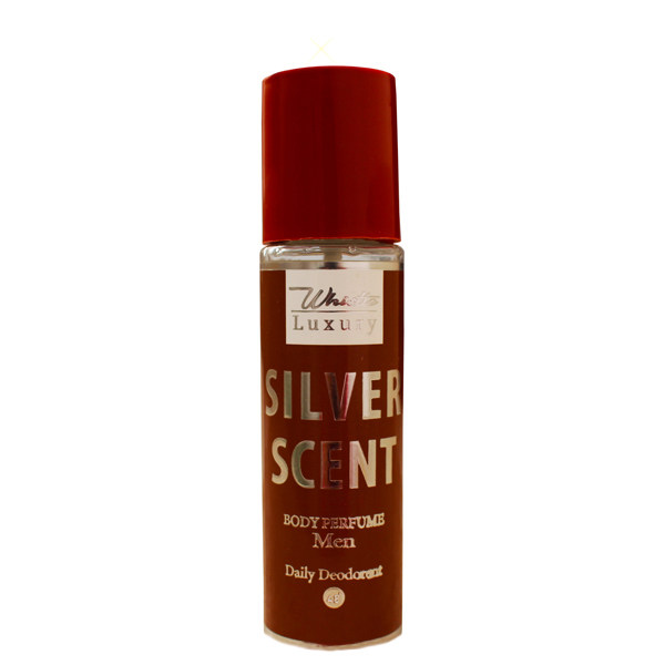 بادی پرفیوم مردانه ویسل مدل silver scent حجم 120 میلی لیتر