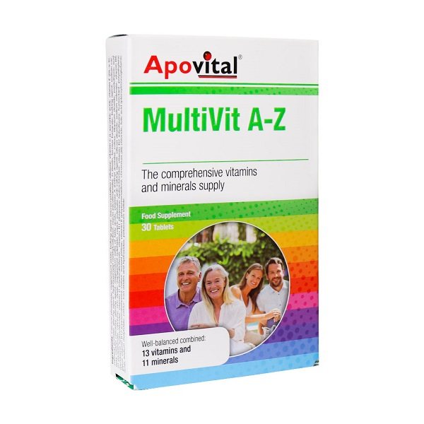 قرص مولتی ویت A تا Z آپوویتال بسته 30 عددی_6372373c80dd2.jpeg قرص مولتی ویت A تا Z آپوویتال بسته 30 عددی