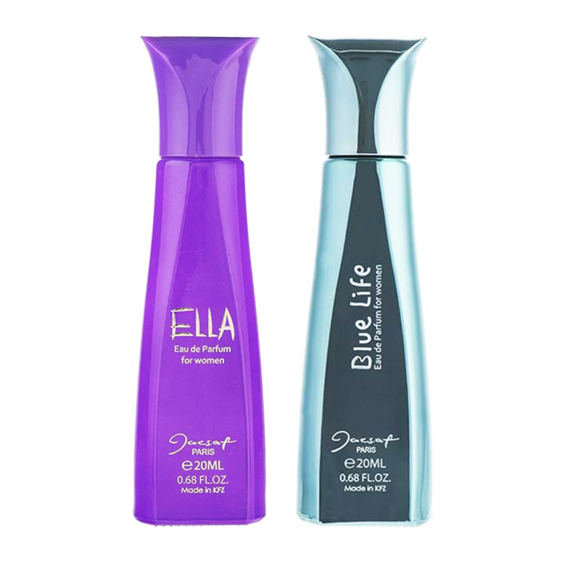 عطرجیبی زنانه ژک ساف مدل Ella حجم 20 میلی لیتر به همراه عطرجیبی زنانه ژک ساف مدل Blue Life حجم 20 میلی لیتر_63717f492187e.jpeg عطرجیبی زنانه ژک ساف مدل Ella حجم 20 میلی لیتر به همراه عطرجیبی زنانه ژک ساف مدل Blue Life حجم 20 میلی لیتر