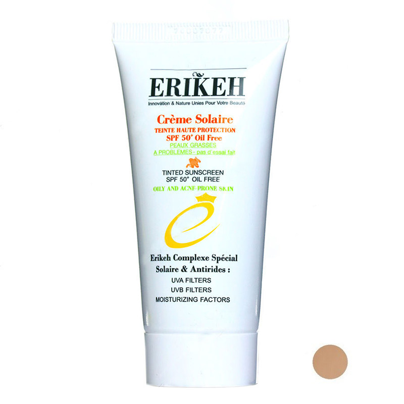 کرم ضدآفتاب اریکه مدل Anti Acne حجم 50 میلی لیتر