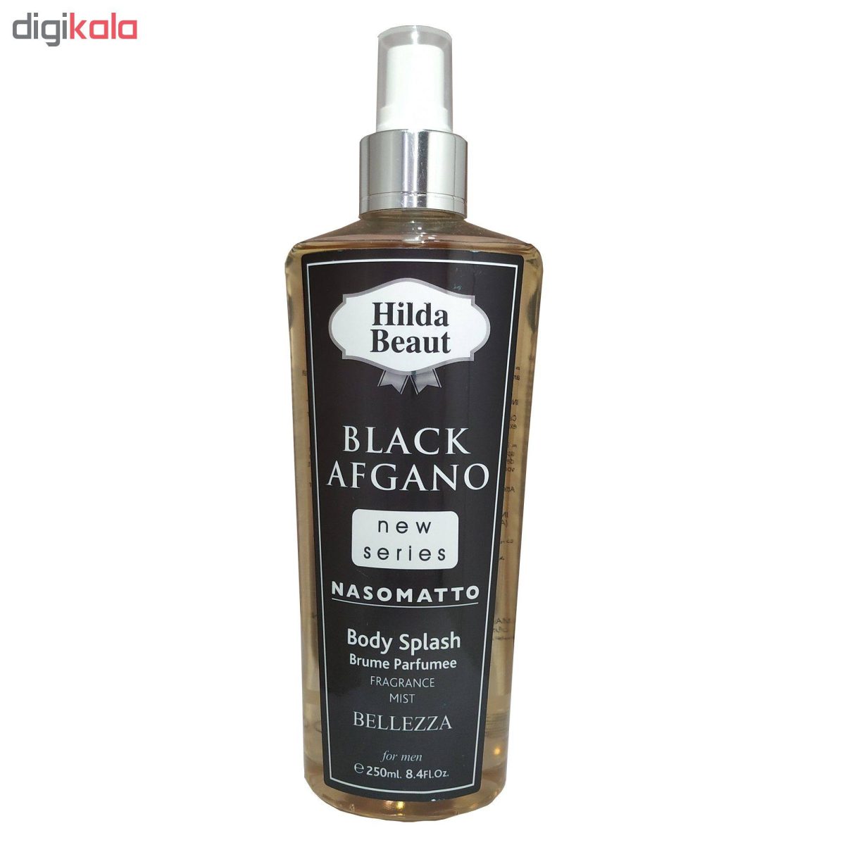 بادی اسپلش هیلدا بیوت مدل BLACK AFGANO حجم 250 میلی لیتر