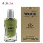 عطر جیبی مردانه ریو کالکشن مدل De Rio Wood Brown حجم 20 میلی لیتر
