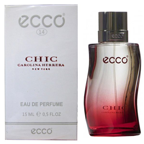 عطر جیبی زنانه اکو مدل Carolina Herrera Chic حجم 15 میلی لیتر