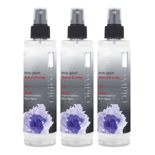 بادی اسپلش مردانه لیمپیو مدل Black Afghano حجم 250 میلی لیتر مجموعه 3 عددی