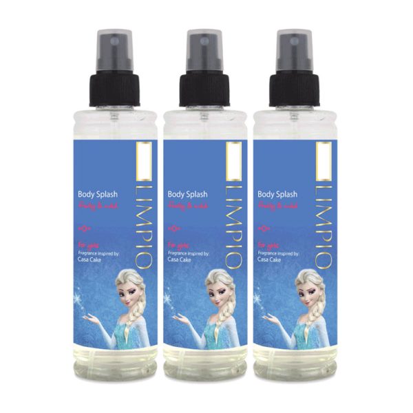 بادی اسپلش کودک لیمپیو مدل Casa Cake حجم 250 میلی لیتر مجموعه 3 عددی