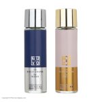 ادو پرفیوم مردانه نوئوو مدل BLUE DE CHANEL و ادو پرفیوم زنانه FLOWER BOMB حجم 50 میلی لیتر مجموعه 2 عددی