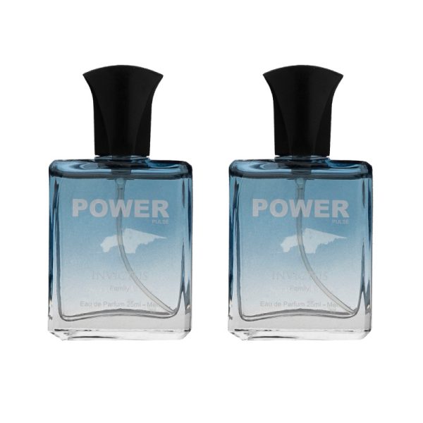 عطر جیبی مردانه پاور پالس مدل Invictus حجم 25 میلی لیتر بسته 2 عددی