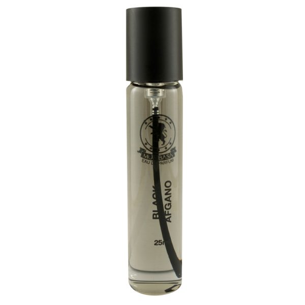 عطر جیبی مردانه مومباسا مدل Black Afgano حجم 25 میلی لیتر