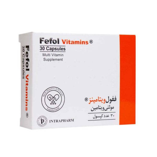 کپسول ففول ویتامینز اینترافارم بسته 30 عددی