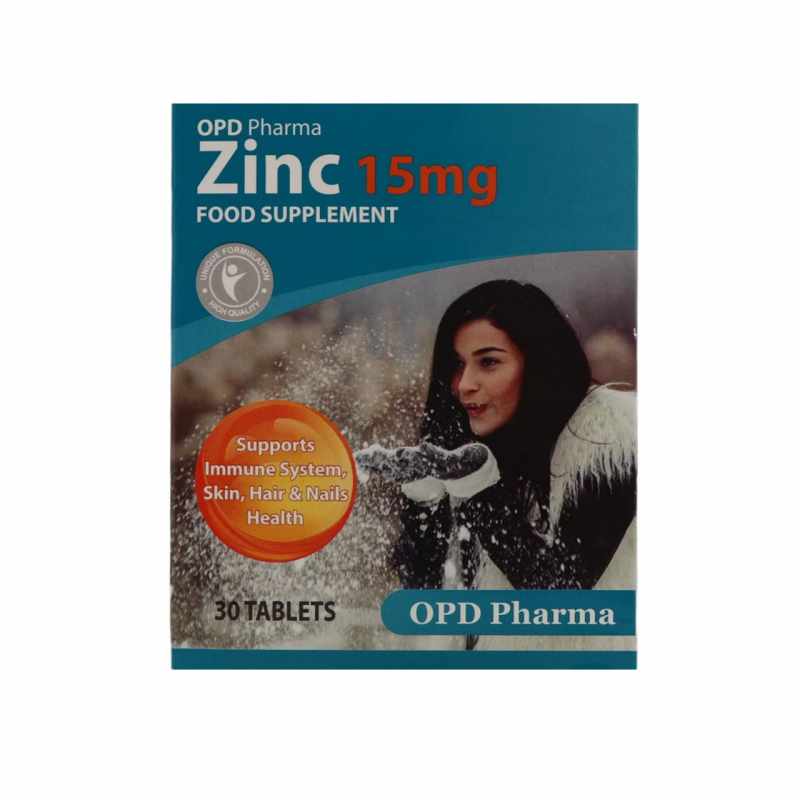 قرص زینک 15 میلی گرم او پی دی فارما بسته 30 عددی_63720ecd4cb72.jpeg قرص زینک 15 میلی گرم او پی دی فارما بسته 30 عددی